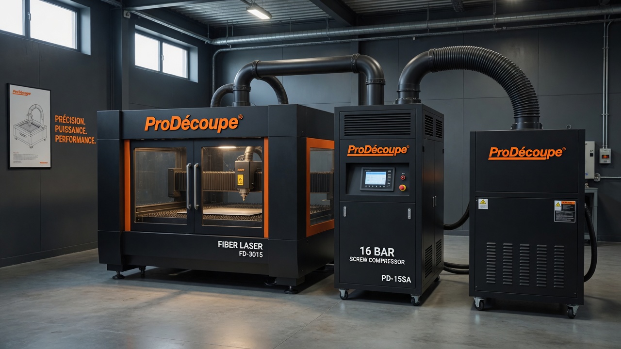 Exemple d’installation complète d’atelier ou de ligne de production